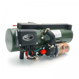 Water heating parking fuel preheater– green