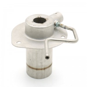 Parking heater combustion chamber-Diesel heat exchange